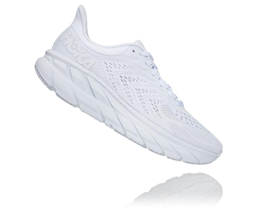 Tenis Hoka One One Hombre Blancos - Clifton 7 - TVFH21730